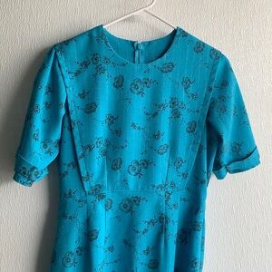 Mennonite Women’s Amish Cottagecore Prairie Cape Dress Homemade